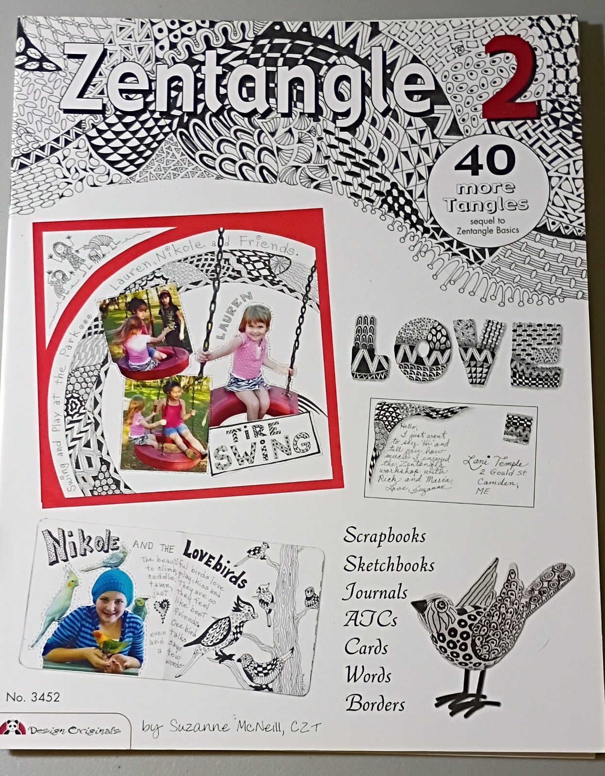 Zentangle Art Book Lot, 7 Books, Zentangle 2 3 4 Basics Time to Tangle