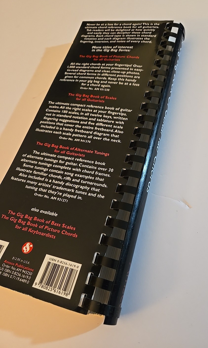 Guitar Tab Chords The Gig Bag Book of Guitar Tab Chords 1997 Paperback 268 pages