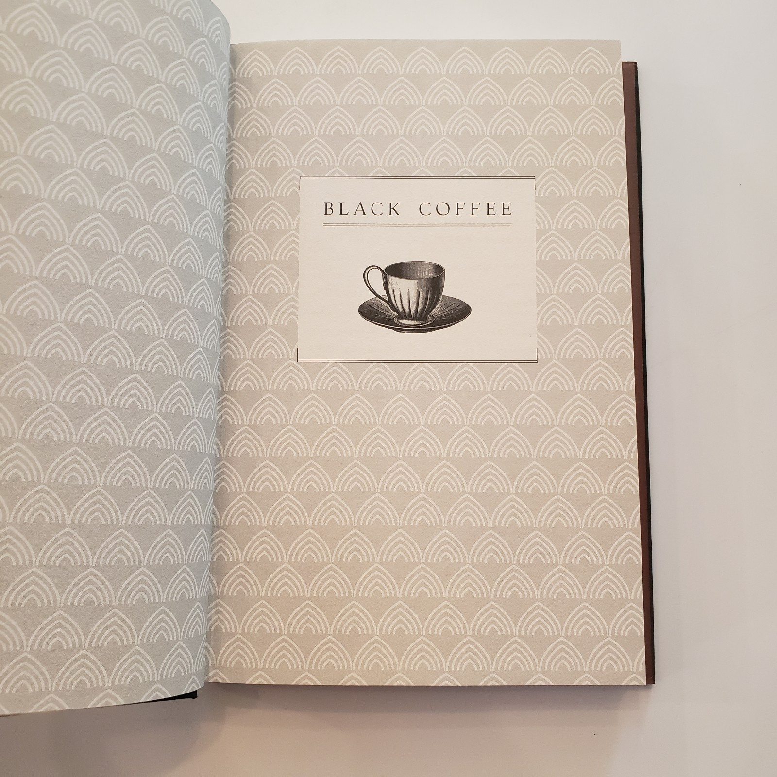1st Edition Agatha Christie Black Coffee Hardcover Dust Jacket Vtg Book First