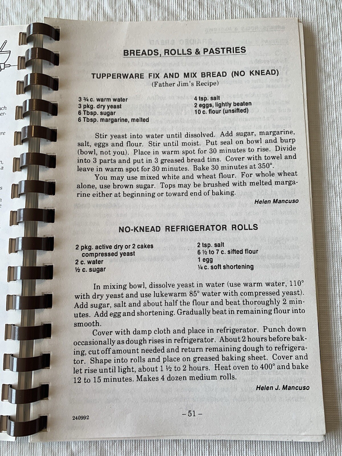 Cherished recipes Cook Book by the Mission-Aires San Diego CA. 1991?