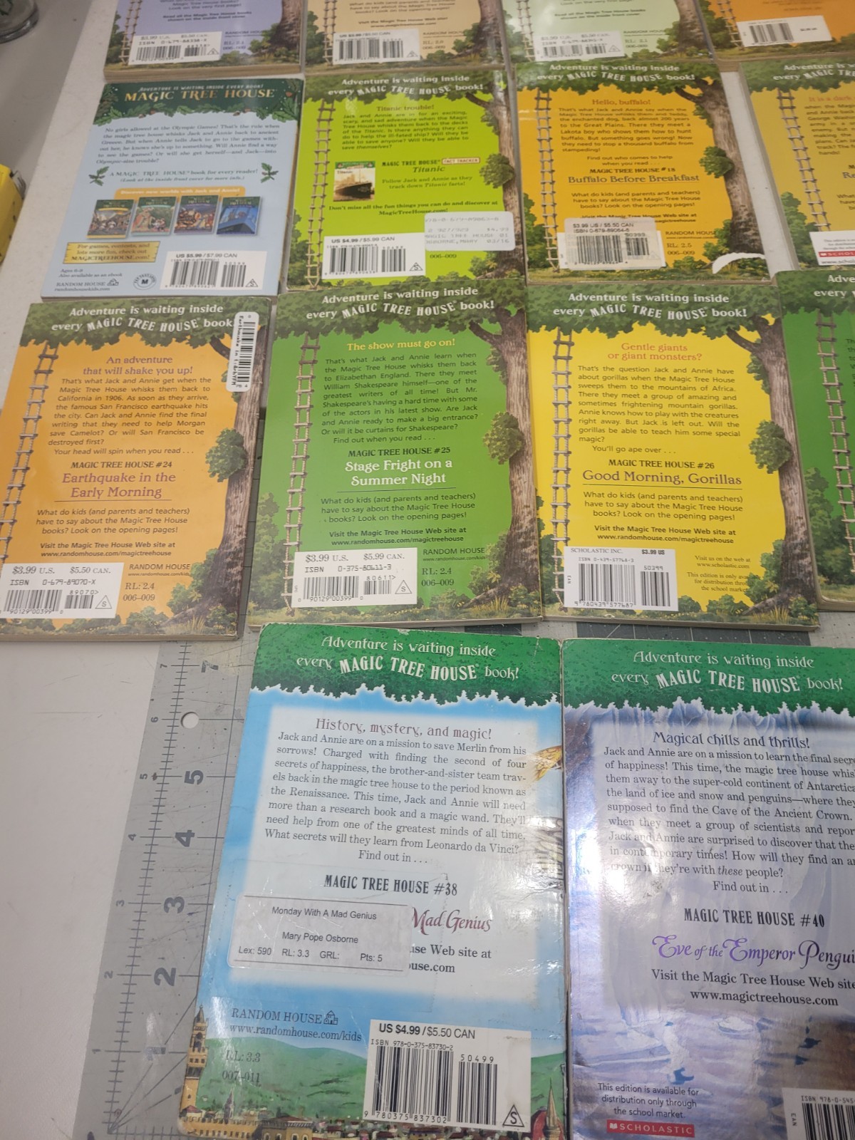 Magic Tree House Paperback Lot of 23 (Various One Duplicate) See Description!
