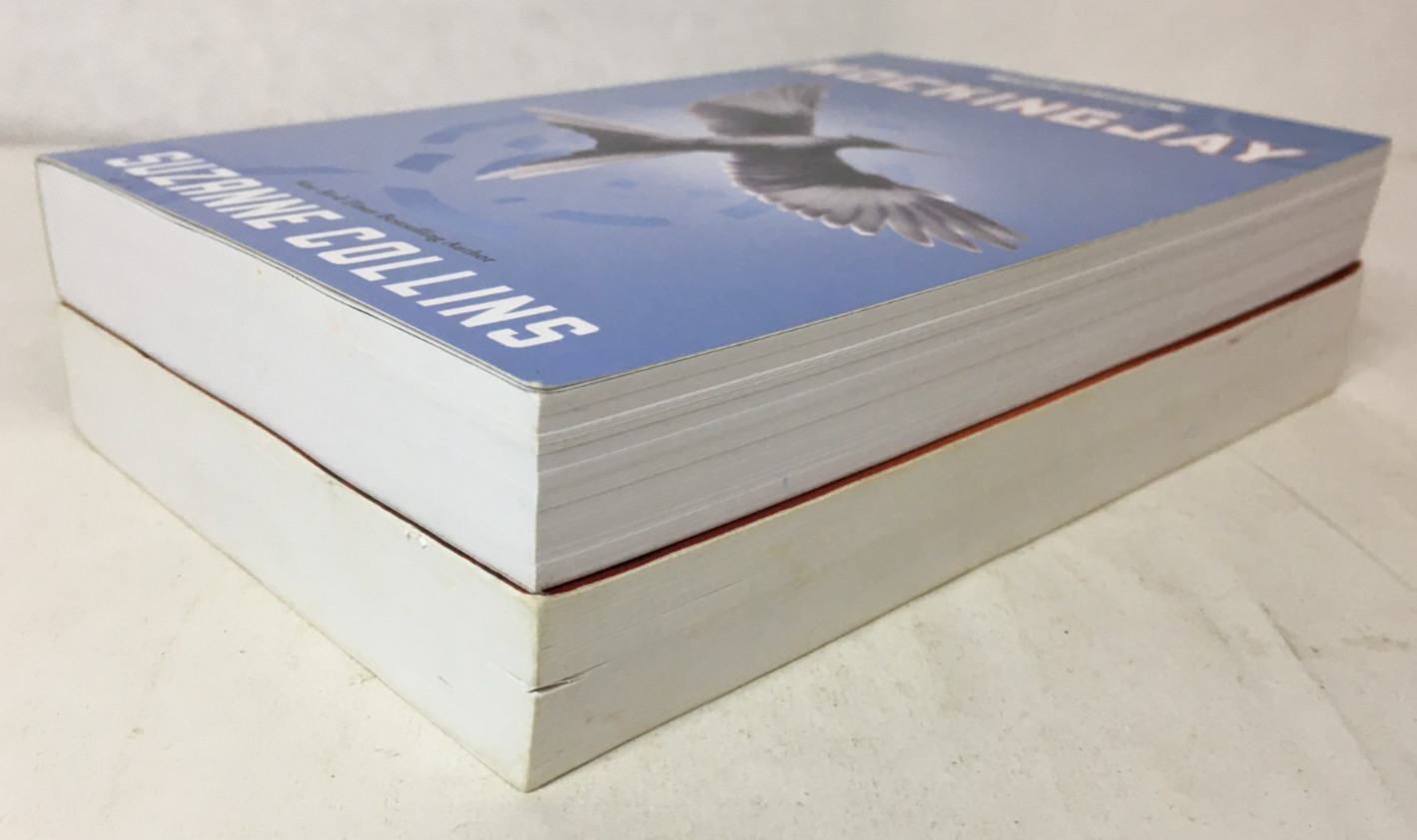 Lot of 2 Hunger Games Series Books 2 & 3 (Catching Fire Mockingjay) LARGE PRINT