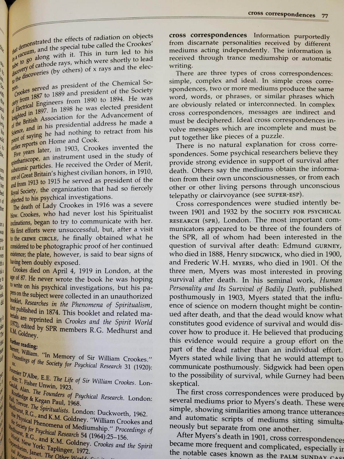 The Encyclopedia of Ghosts and Spirits by Guiley FIRST PRINTING W 2 FREE DVDS!