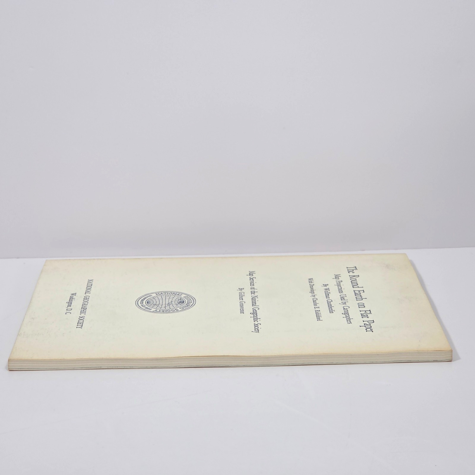 Round Earth Flat Paper Map Projections Cartographers Chamberlin 1950 Illus NGS