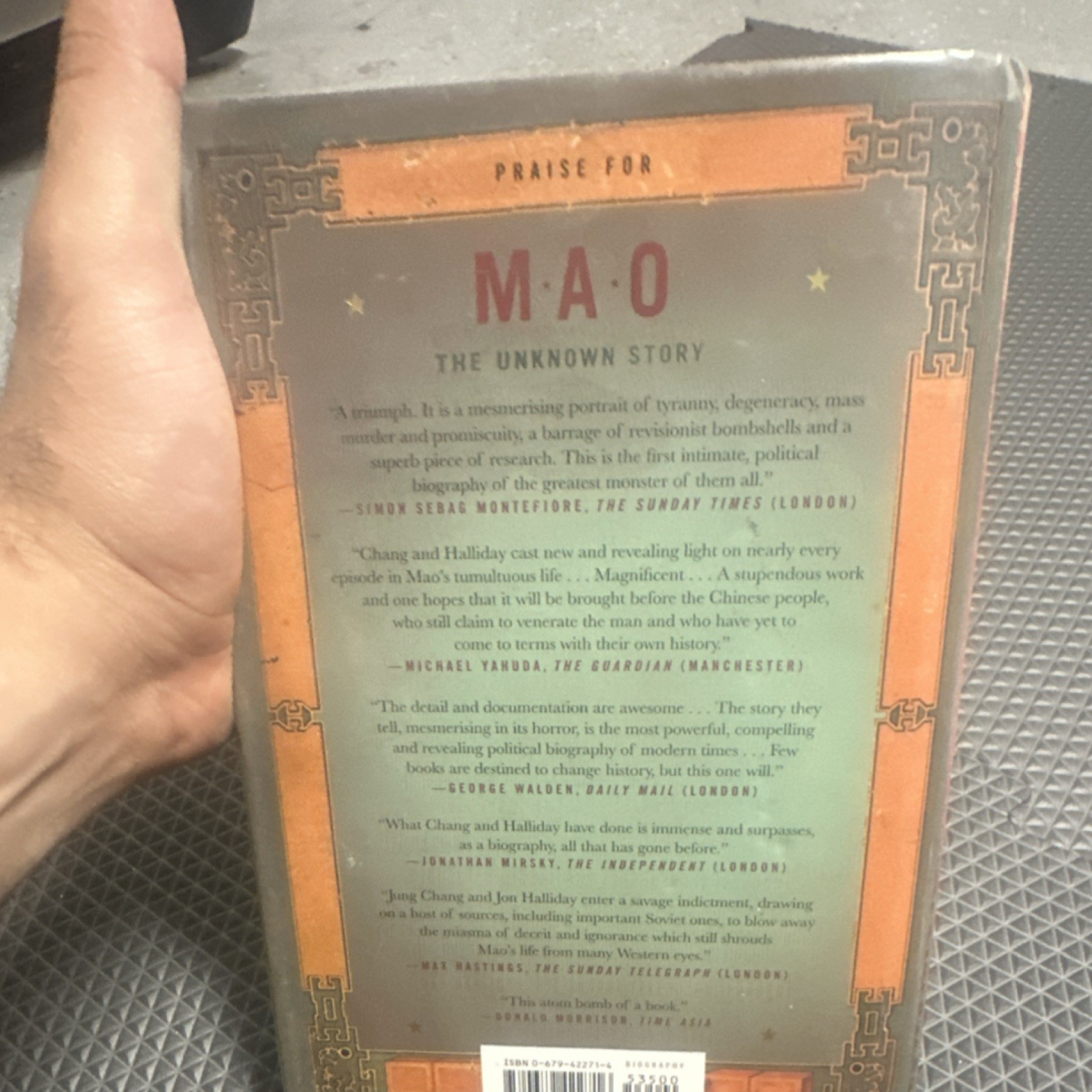 Mao: The Unknown Story by Jung Chang & Jon Halliday, Hardcover, Biography, China