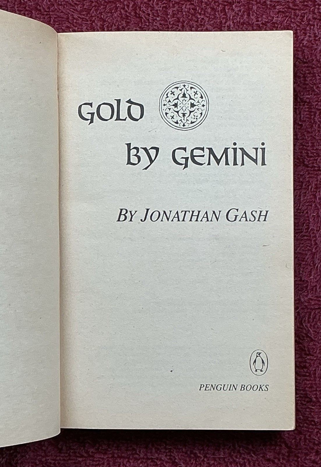 Gold By Gemini By Jonathan Gash