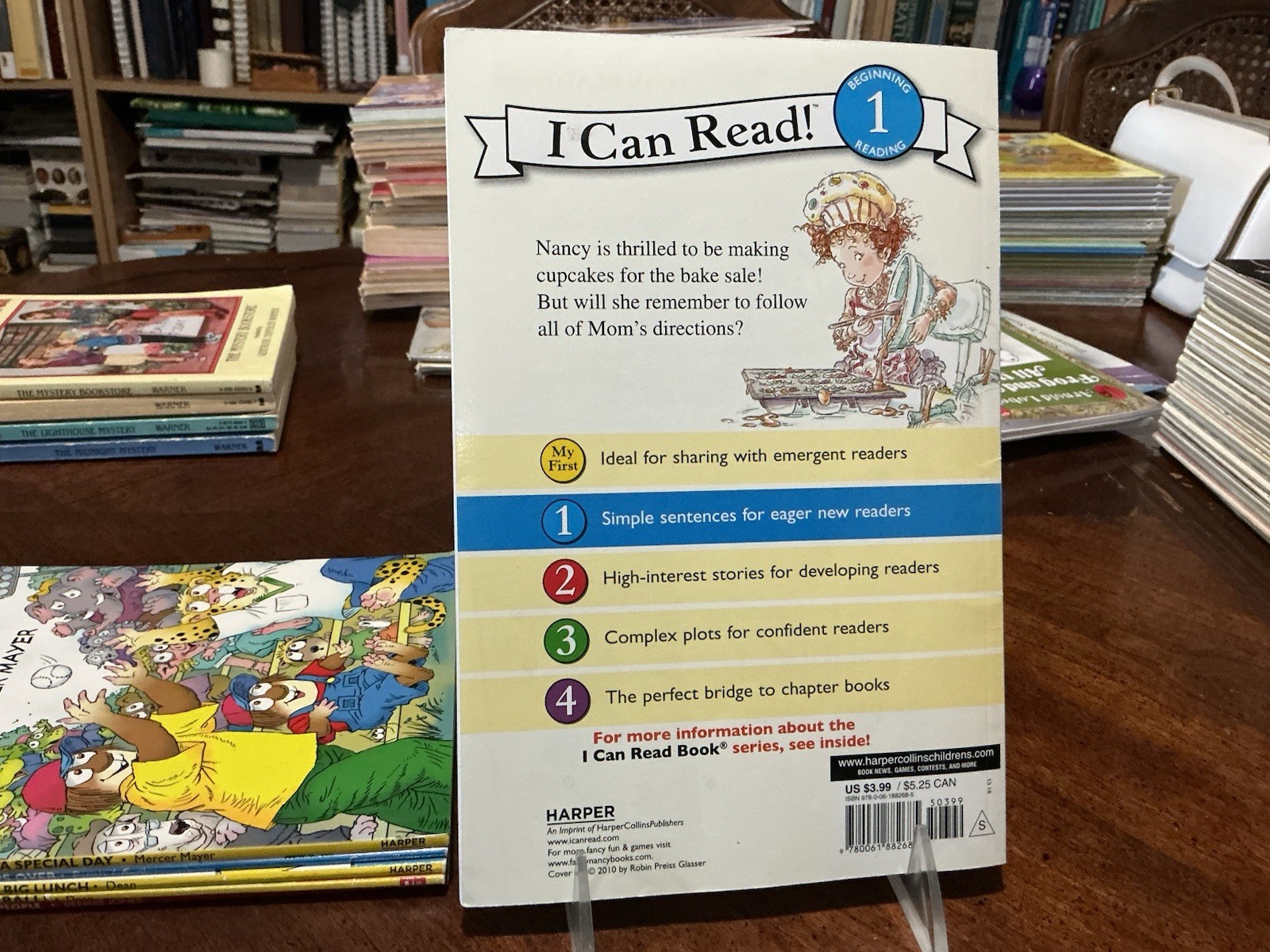 Fancy Nancy I Can Read Phonics Kids Books Lot 6- VG