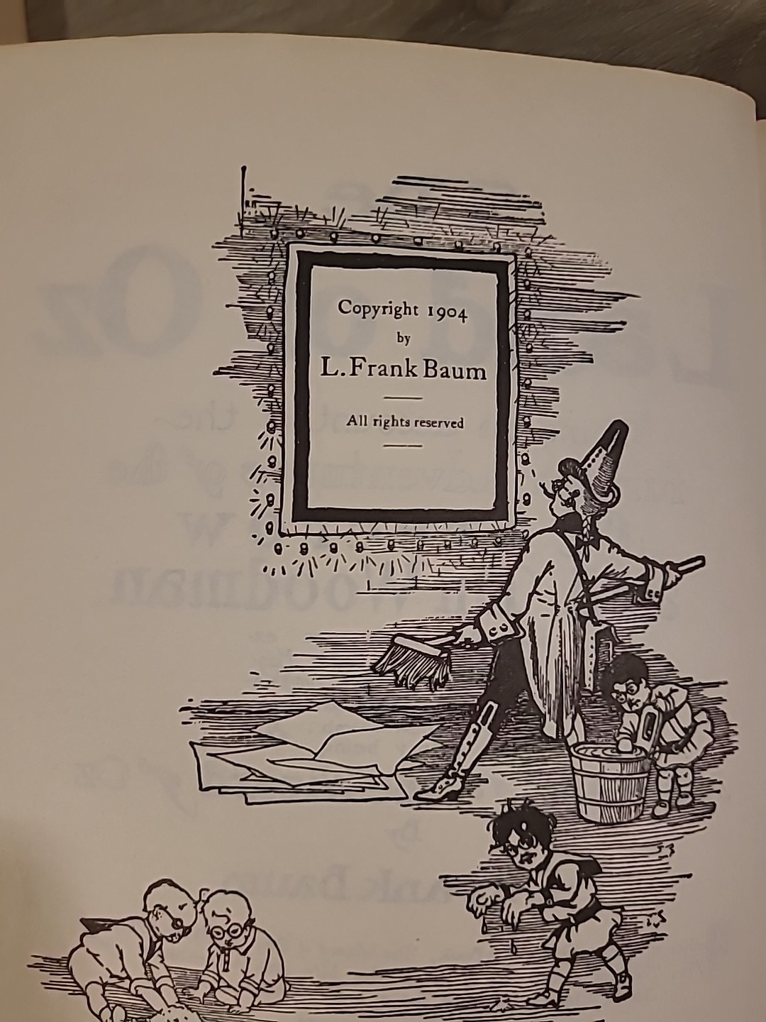 L. Frank Baum Lot – Ozma Of Oz And The Land Of Oz Reilly And Lee Co + Apple Book