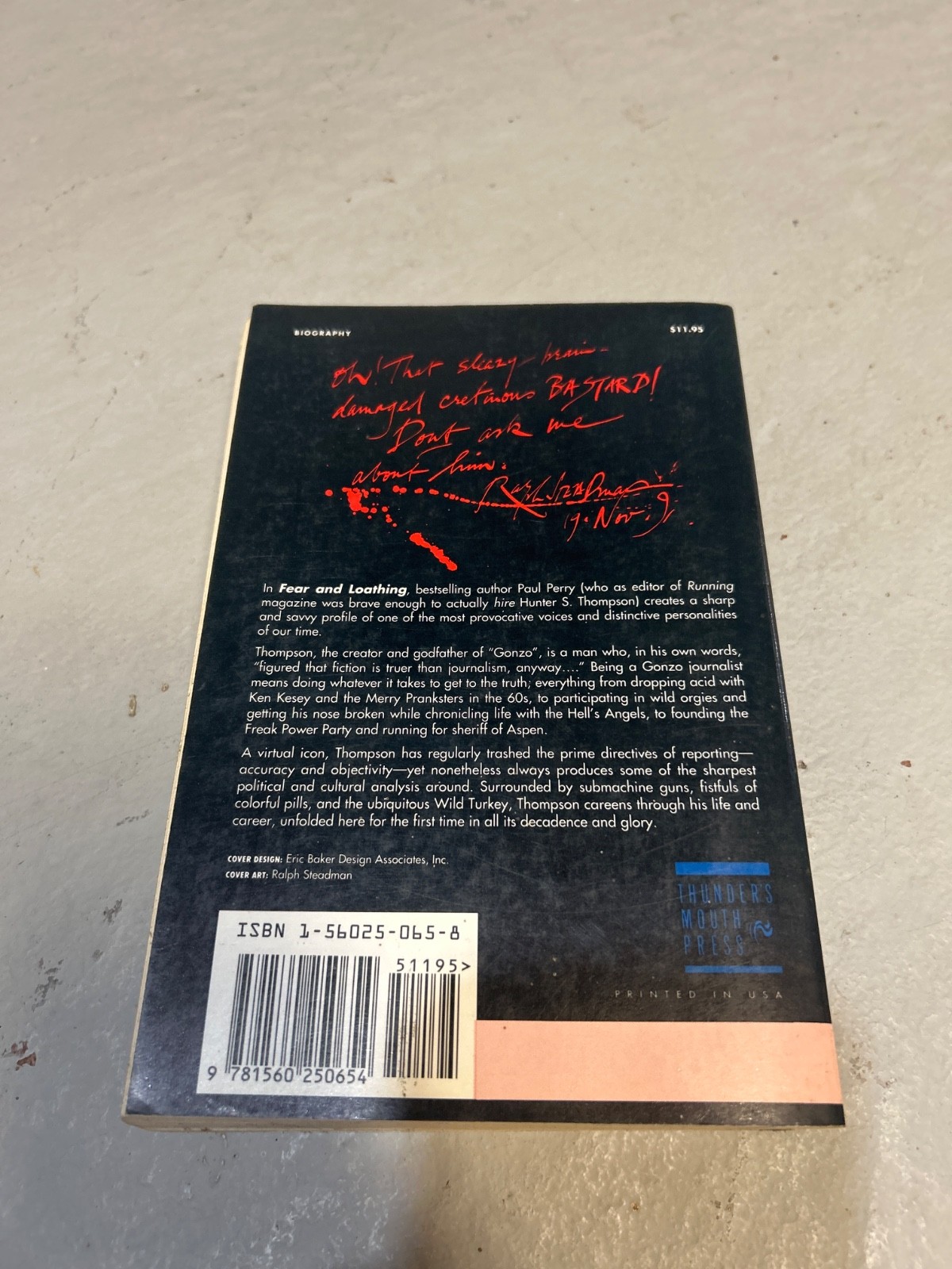 lot of 9 Hunter S Thompson books