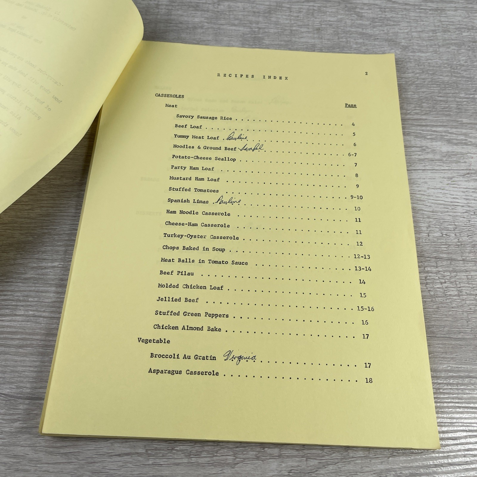 Mammoth Cave Homemakers Recipe Book RARE Ohio Cave Counties 28 Pages Vintage