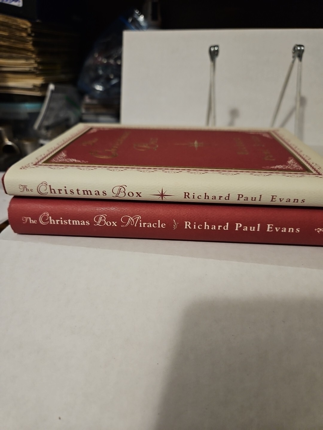 The Christmas Box Series: 2 Books by Richard Evans (1993, 2001 Hardcover)