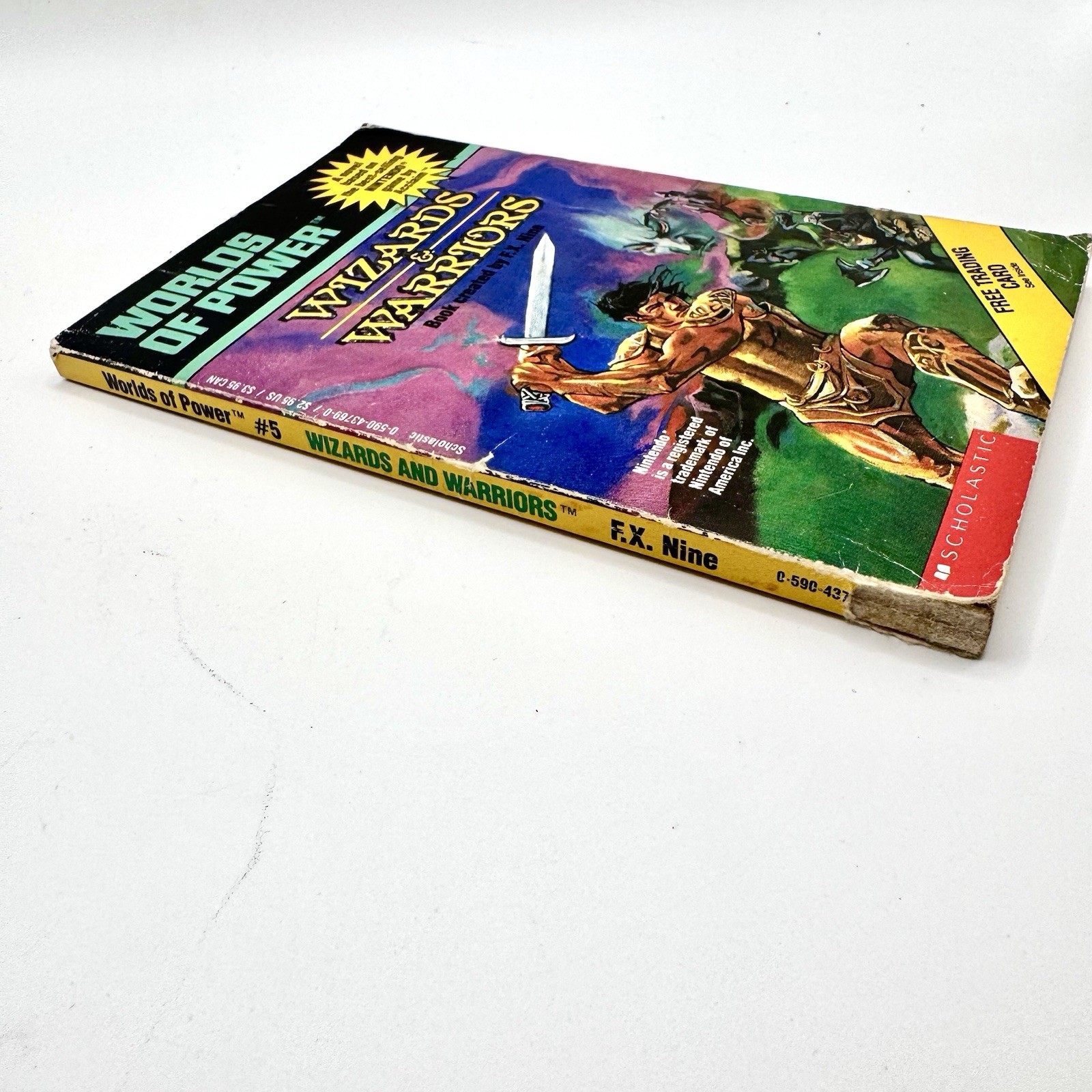 Wizards & Warriors Worlds of Power Nintendo Book 1st Print PB