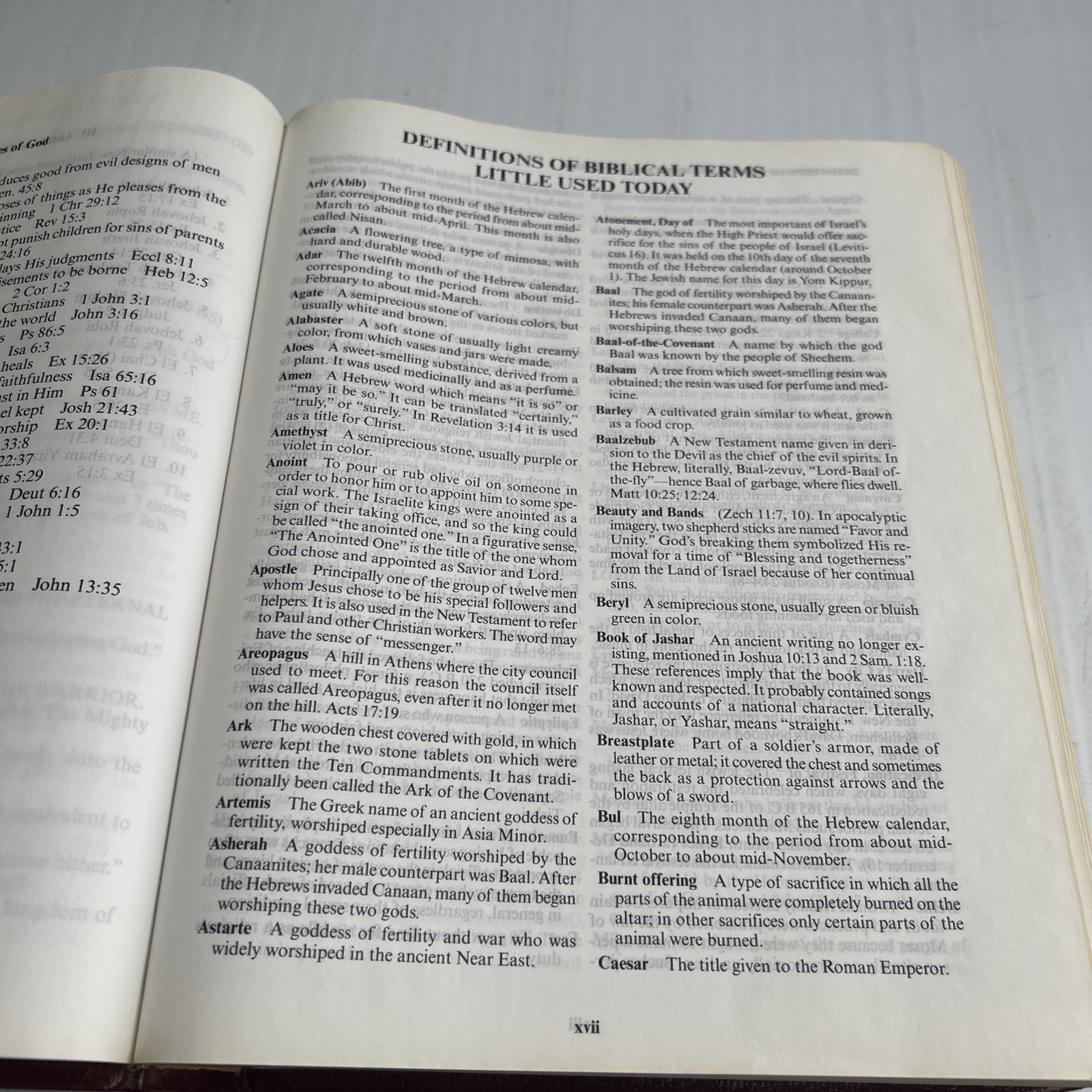 2001 Word Of God KJV Leather Special Margin Edition Bible Large Print Red Letter