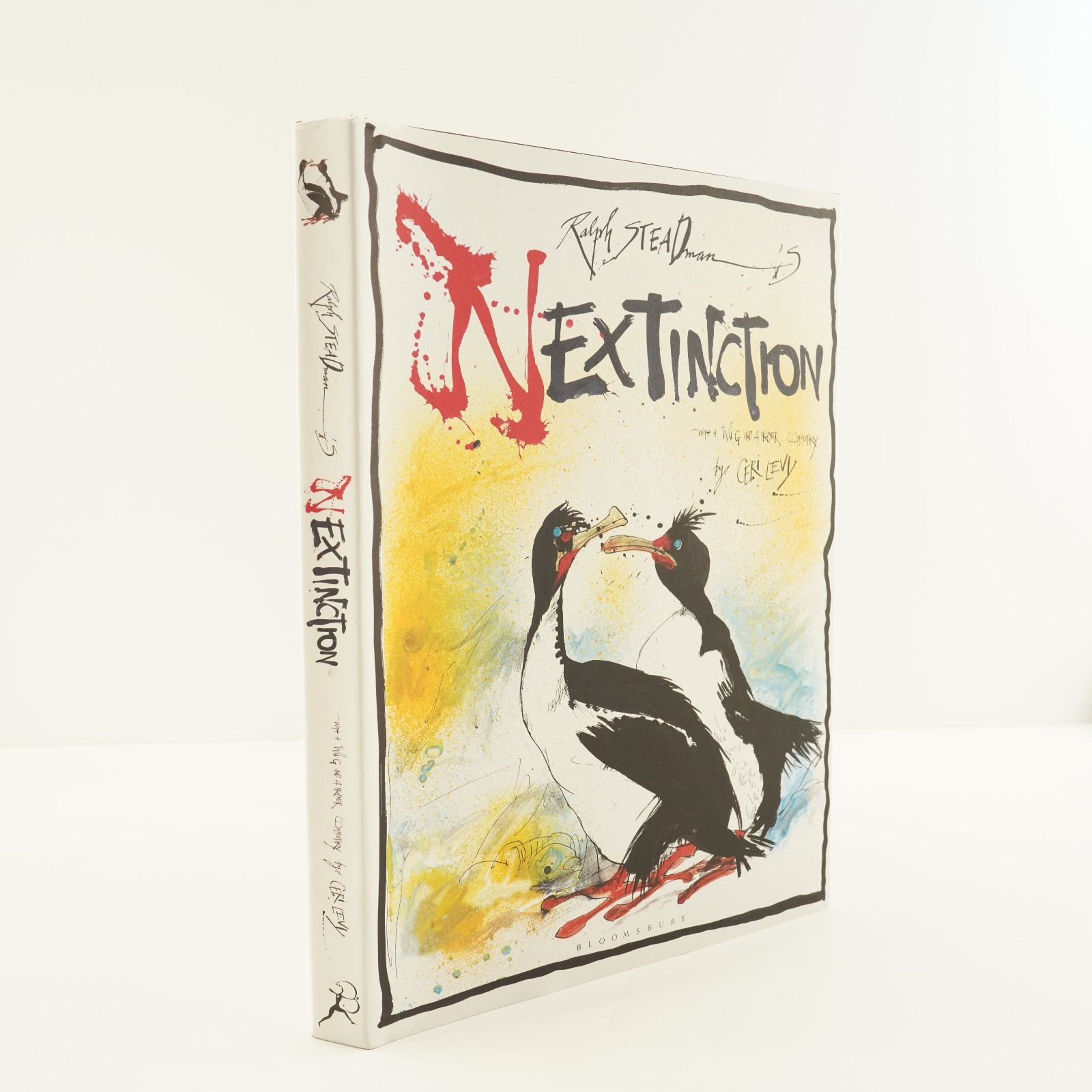 Ralph Steadman Nextinction Ceri Levy Signed Wing and Prayer Commentary
