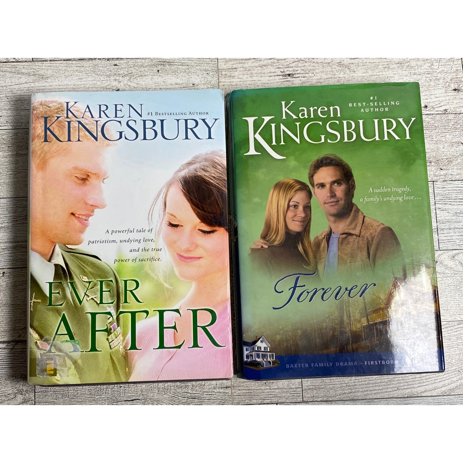 Karen Kingsbury Bundle HCDJ Ever After / Forever 2006 2007 Fiction Books Bundle