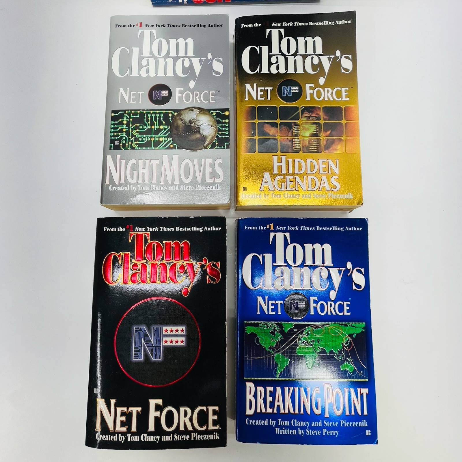 Lot of 23 Tom Clancy Paperbacks Splinter Cell, Op-Center, Power Plays, Net Force