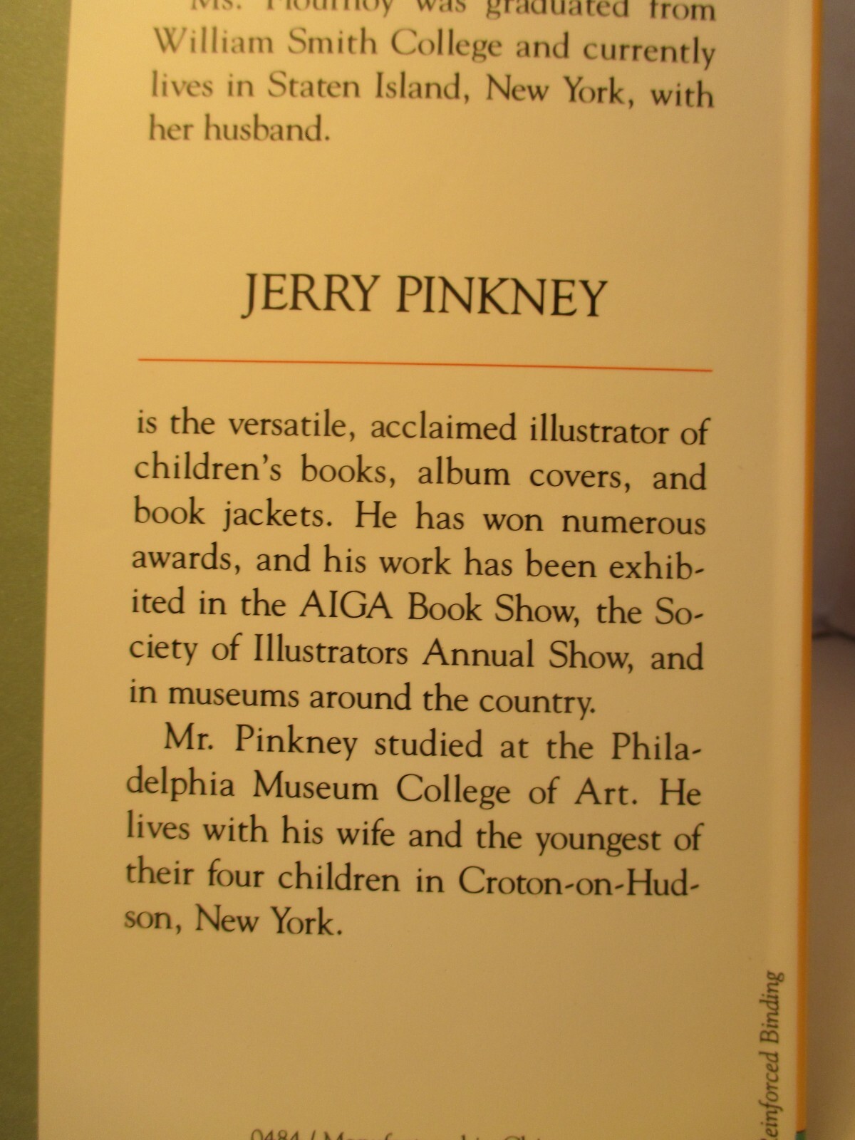 children’s picture book PATCHWORK QUILT by FLOURNOY illus JERRY PINKNEY 1985 hc