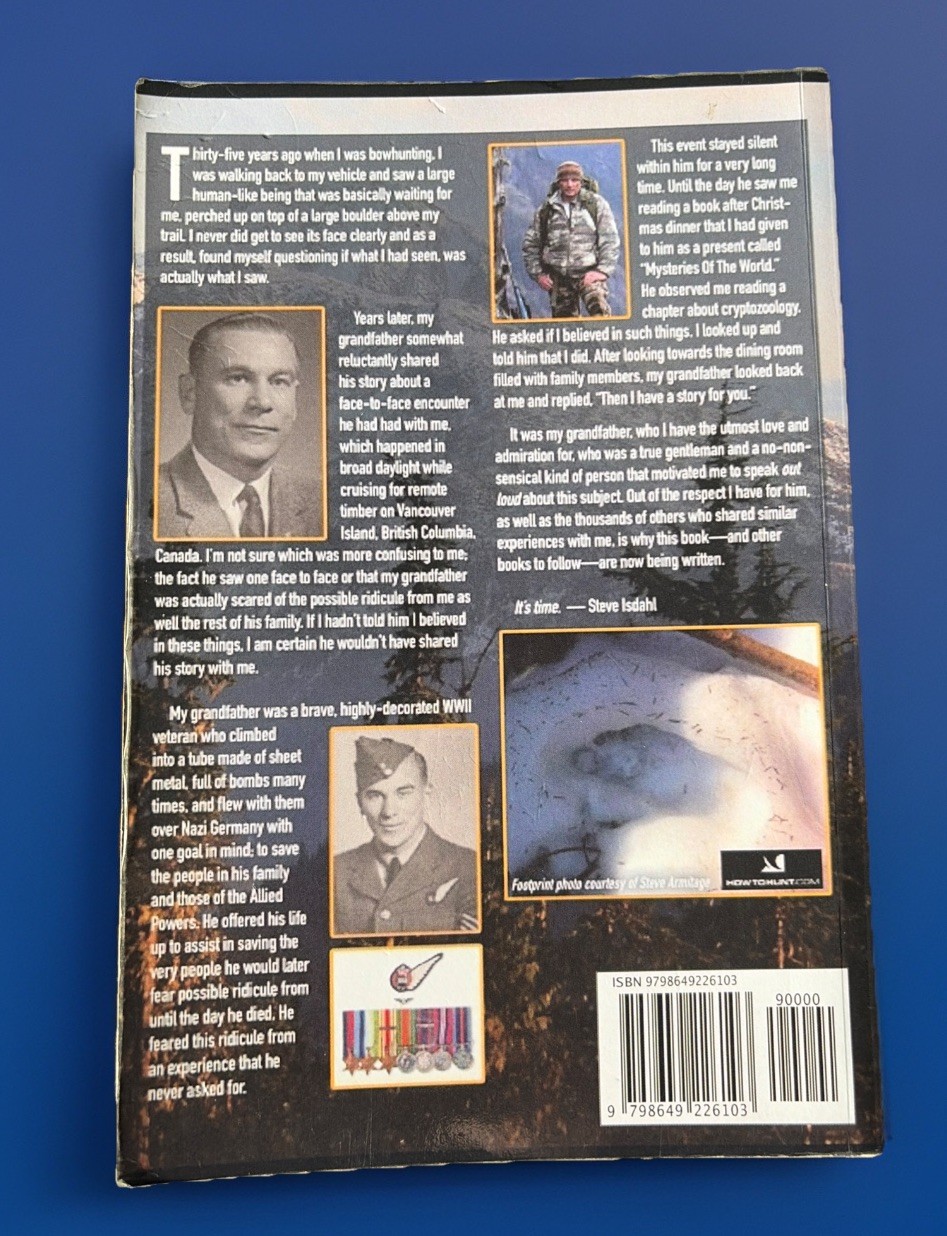 THE DAY SASQUATCH BECAME REAL FOR ME 2020 PAPERBACK BY STEVE ISDAHL~Rare HTF OOP