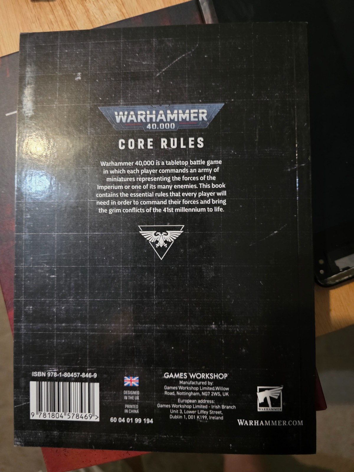 Armageddon Season of Fire bundled with the Core Rules Book