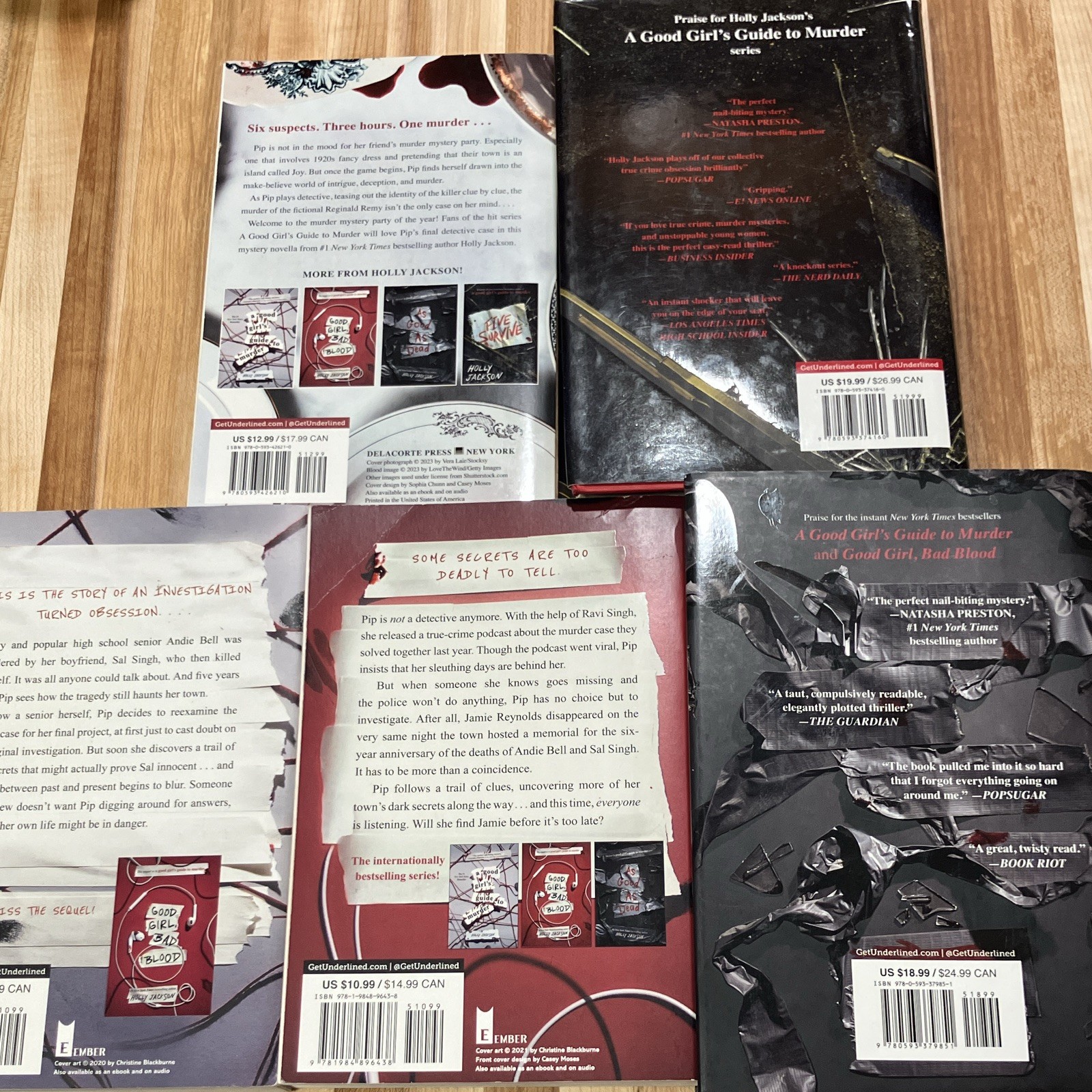 Holly Jackson 5 Books – A Good Girl’s Guide to Murder Series Included
