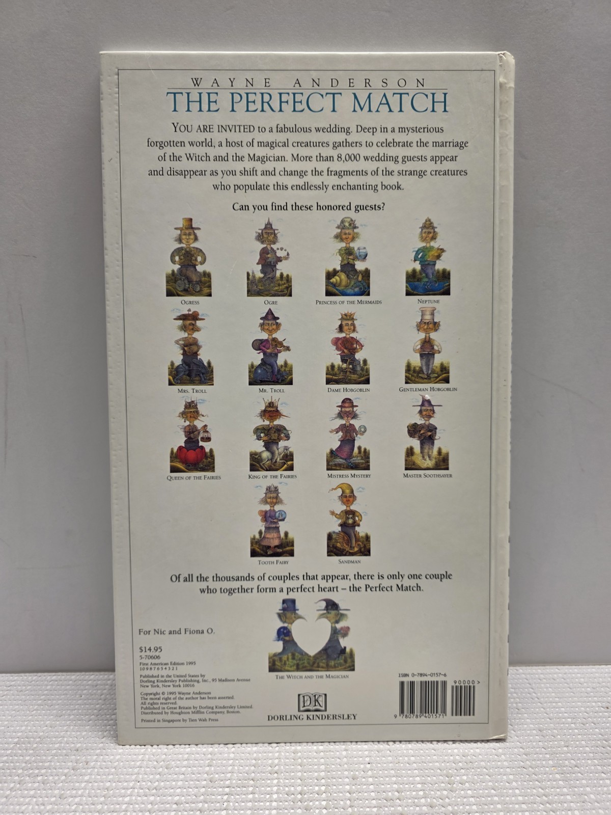 Making Faces & The Perfect Match DK HC 1st Editions Norman Messenger Anderson