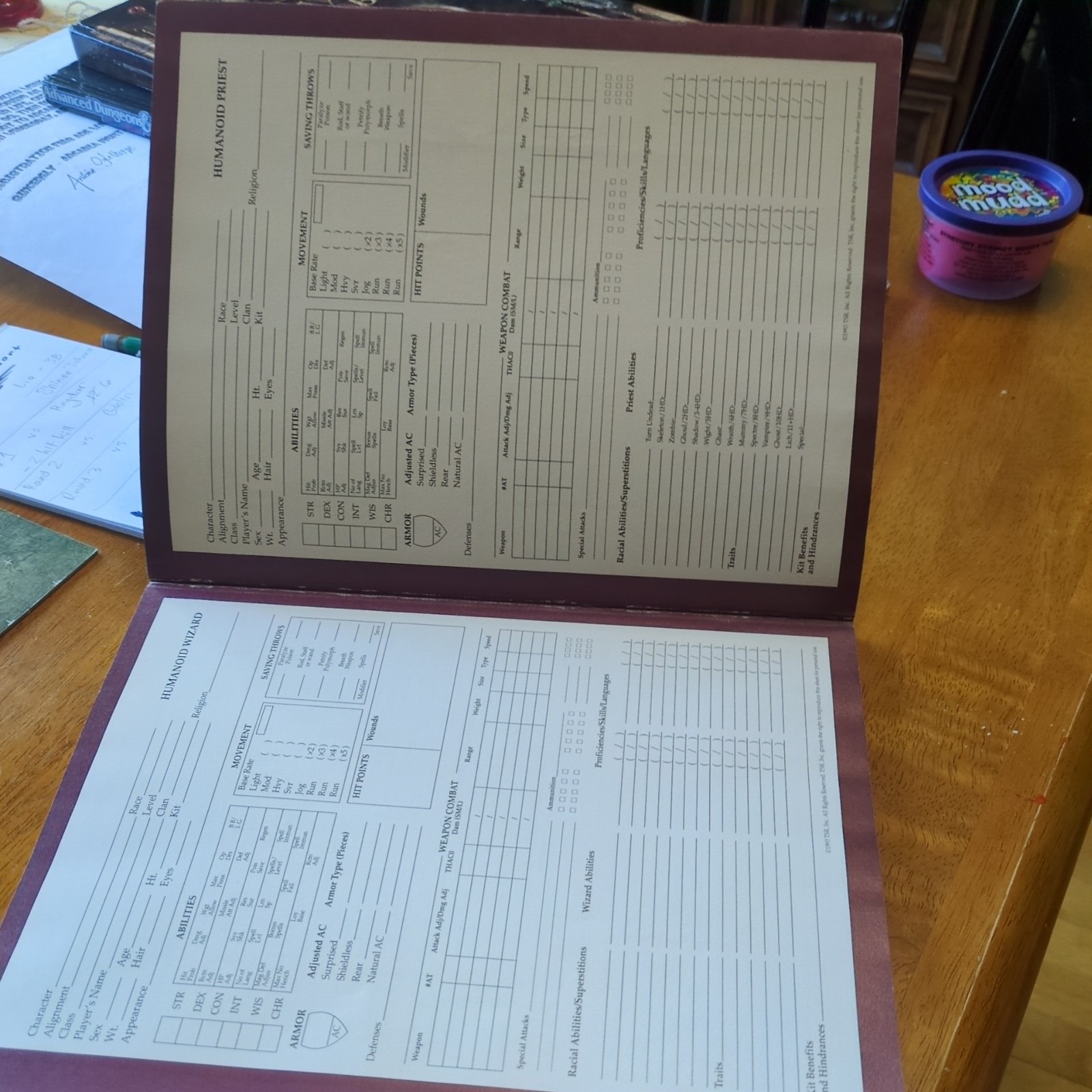 AD&D 2nd Edition Complete Book of Humanoids TSR 2135 Dungeons & Dragons