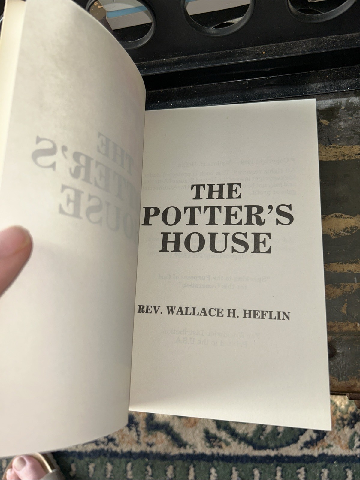 Potter’s House – Paperback By Heflin, Dr Wallace – VERY GOOD C11