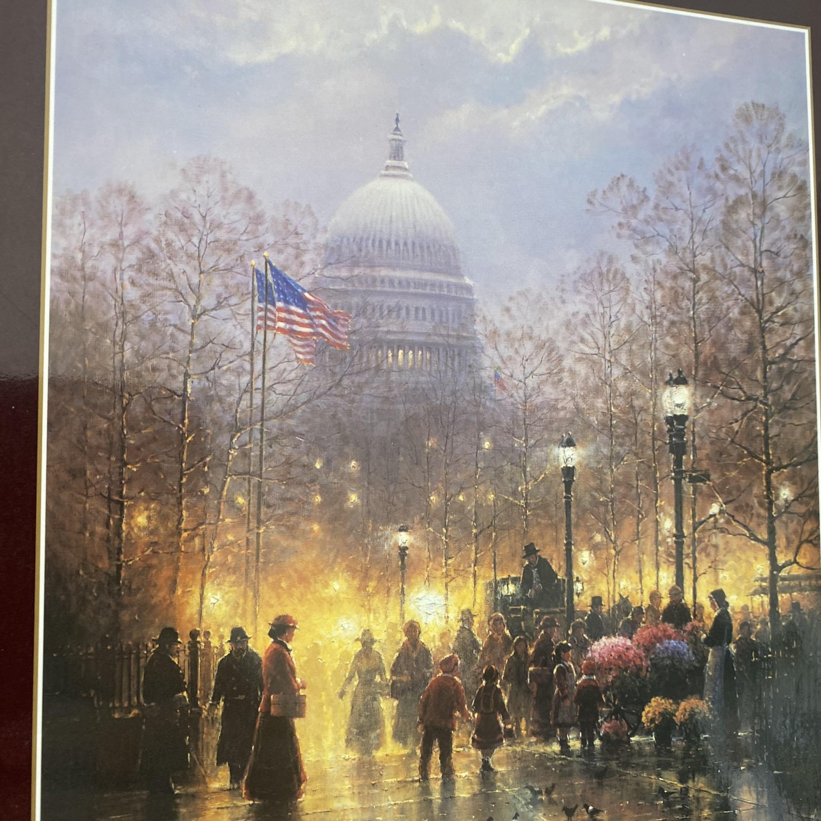 Vintage The Golden Era American Dream G Harvey Maroon HC DJ USA Art History