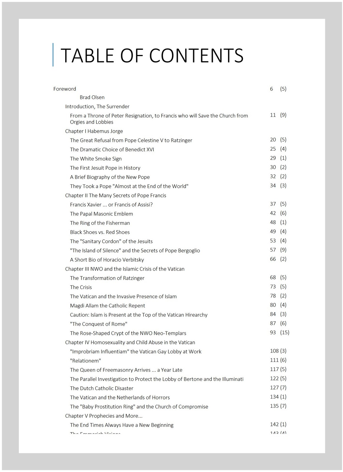 Pope Francis : The Last Pope? Money, Masons and Occultism in the Decline of t…