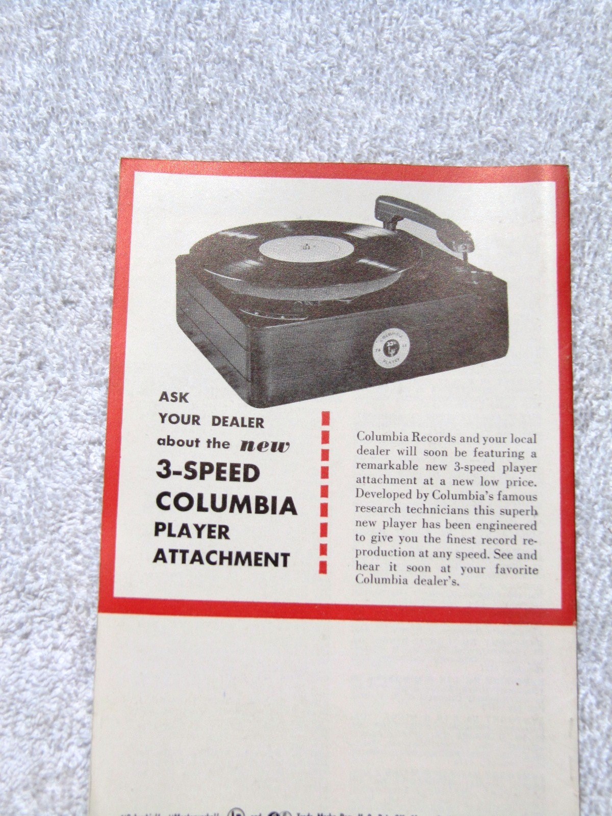 JIM FLORA Apr 1952 CODA MAGAZINE COLUMBIA LP 33 rpm Records Catalog Mary Martin