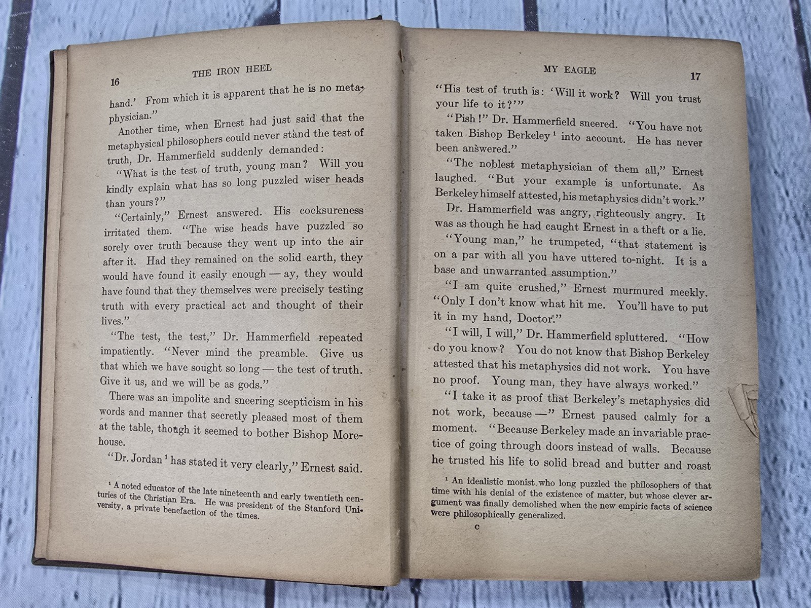 The Iron Heel By Jack London Antique 1913 Hardcover Dystopian Novel Good