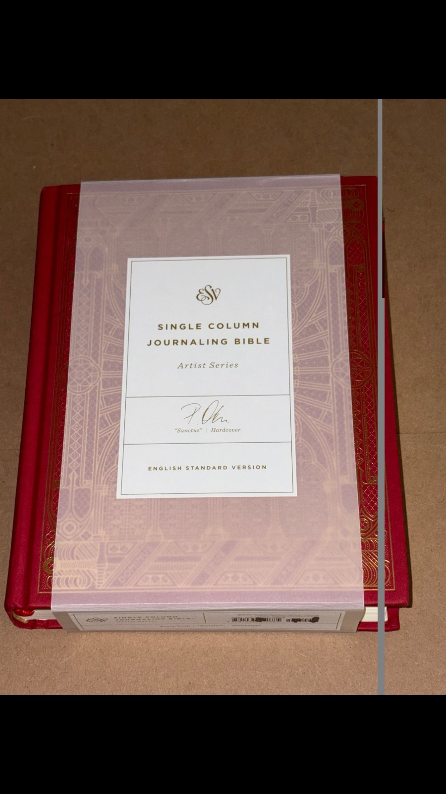 Crossway ESV Single Column Journaling Bible, Artist Series (Peter Voth, Sanctus)