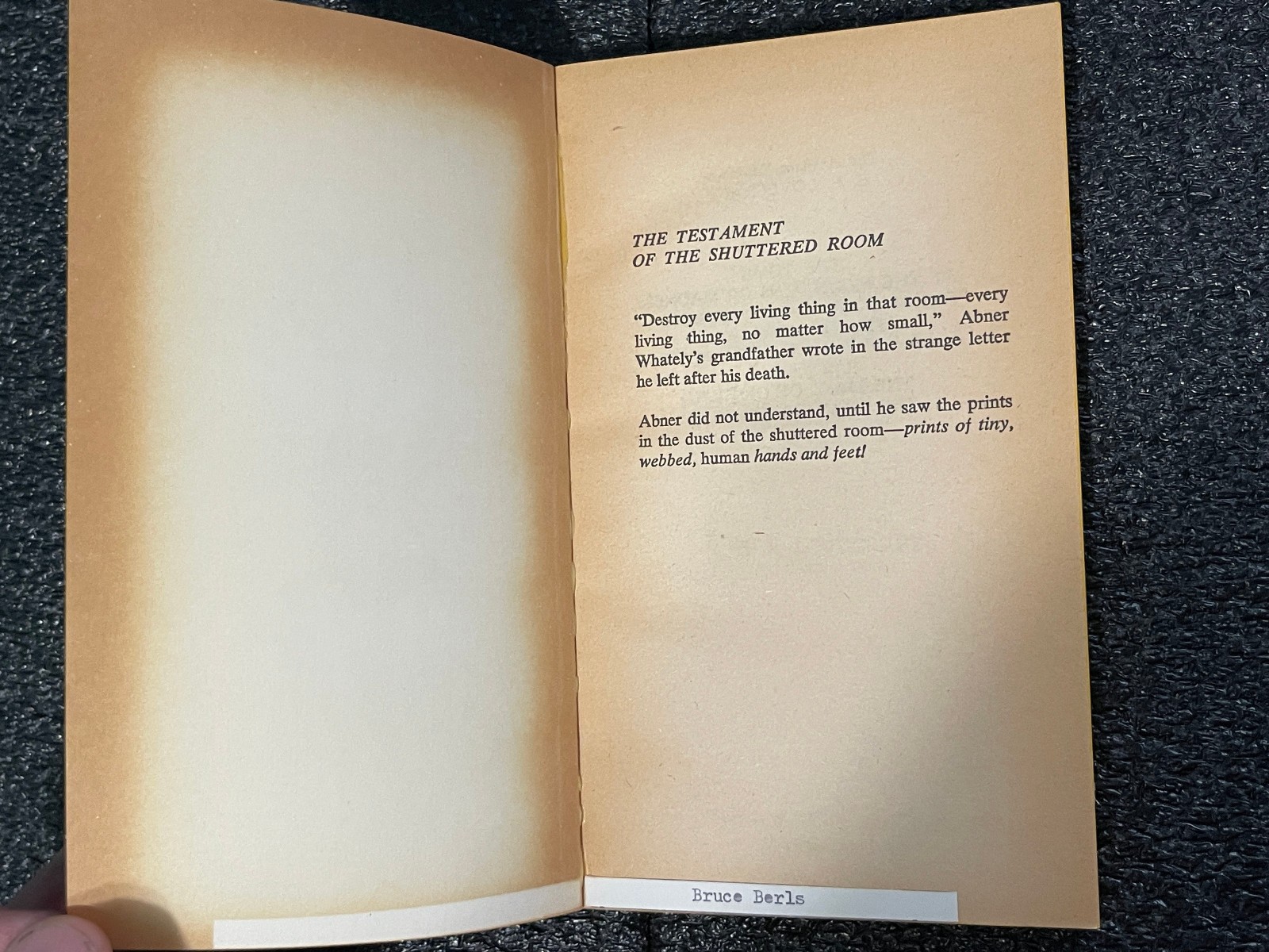 HP LOVECRAFT Shuttered Room August Derleth 1970 vtg pb 1st Supernatural Horror