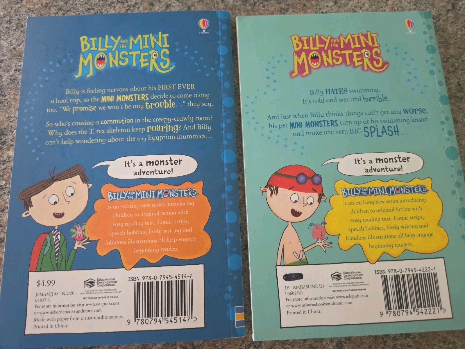 Lot Of 11 Billy and the Mini Monsters Children’s Books Zanna Davidson Usborne