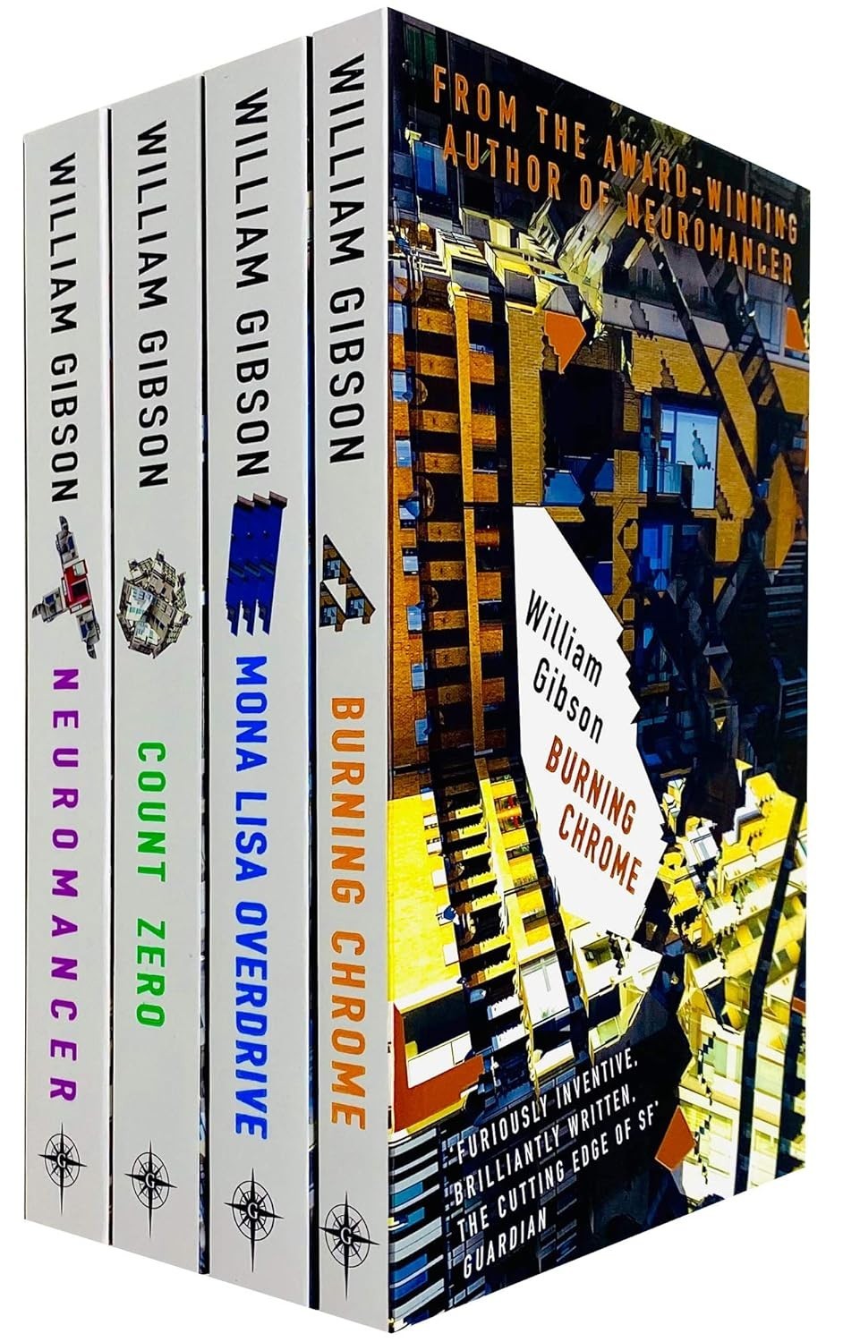 Sprawl Series Complete 4 Books Collection Set by William Gibson (Neuromancer, Co