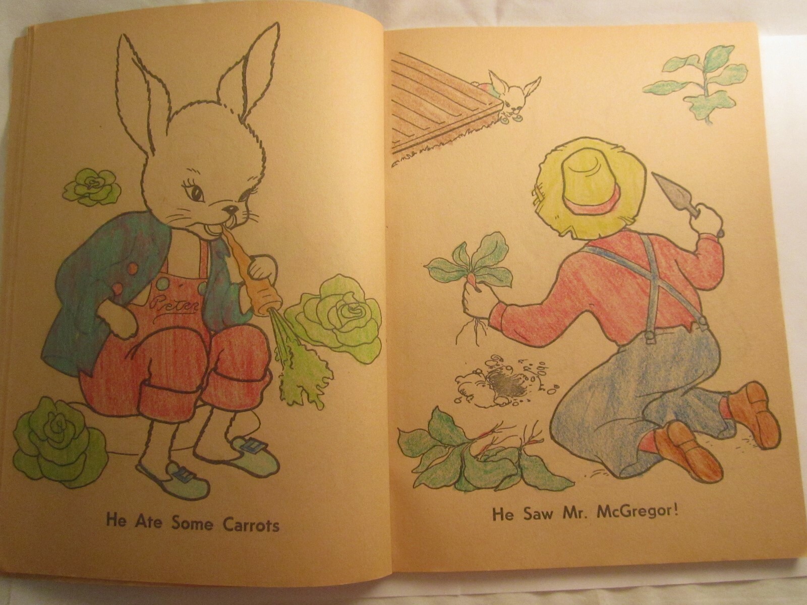 Paperback STORYTIME Coloring Book 1956 About 35 pages [Z102d]