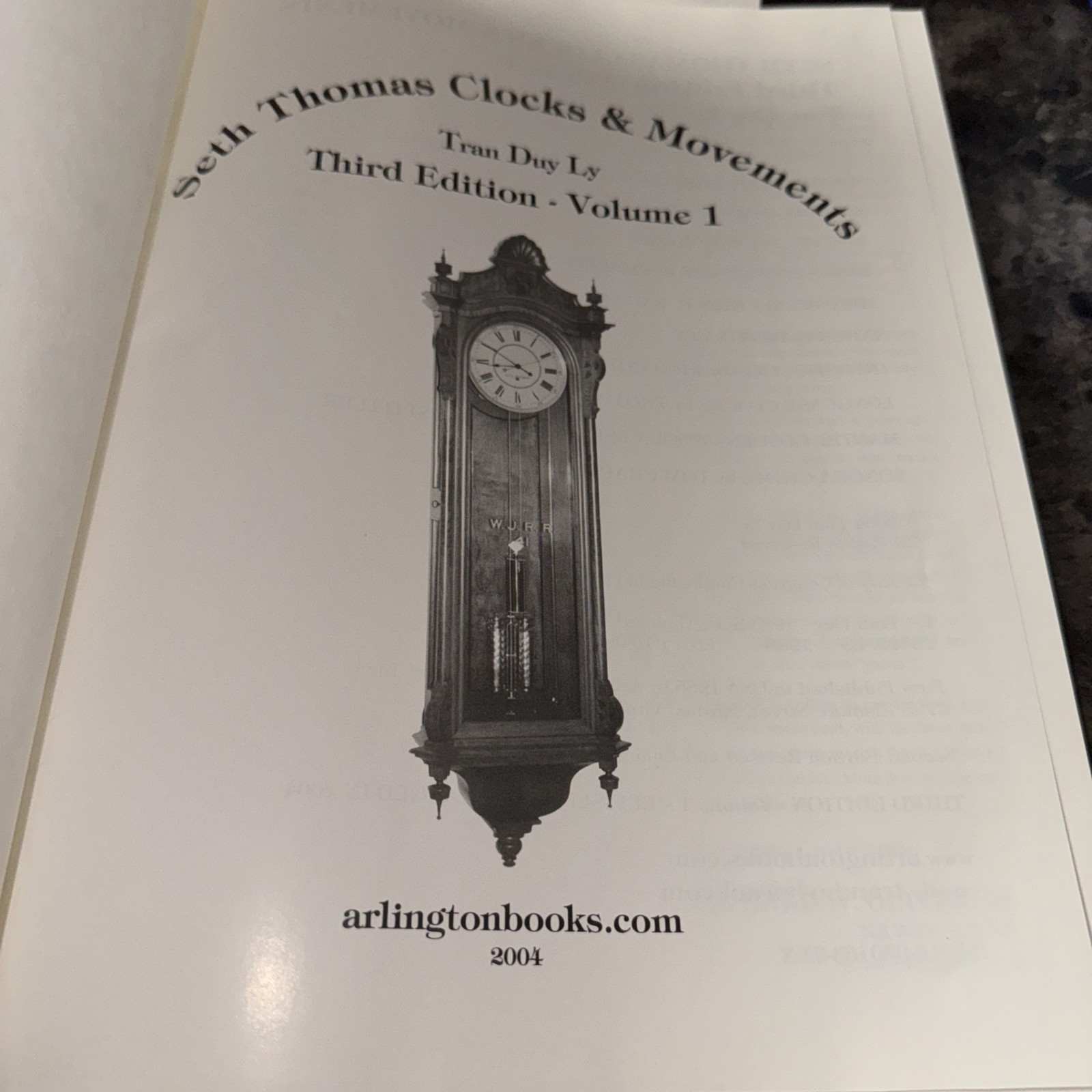 Seth Thomas Clocks & Movements Vol 1 and 2 by Tran Duy Ly 3rd Editions
