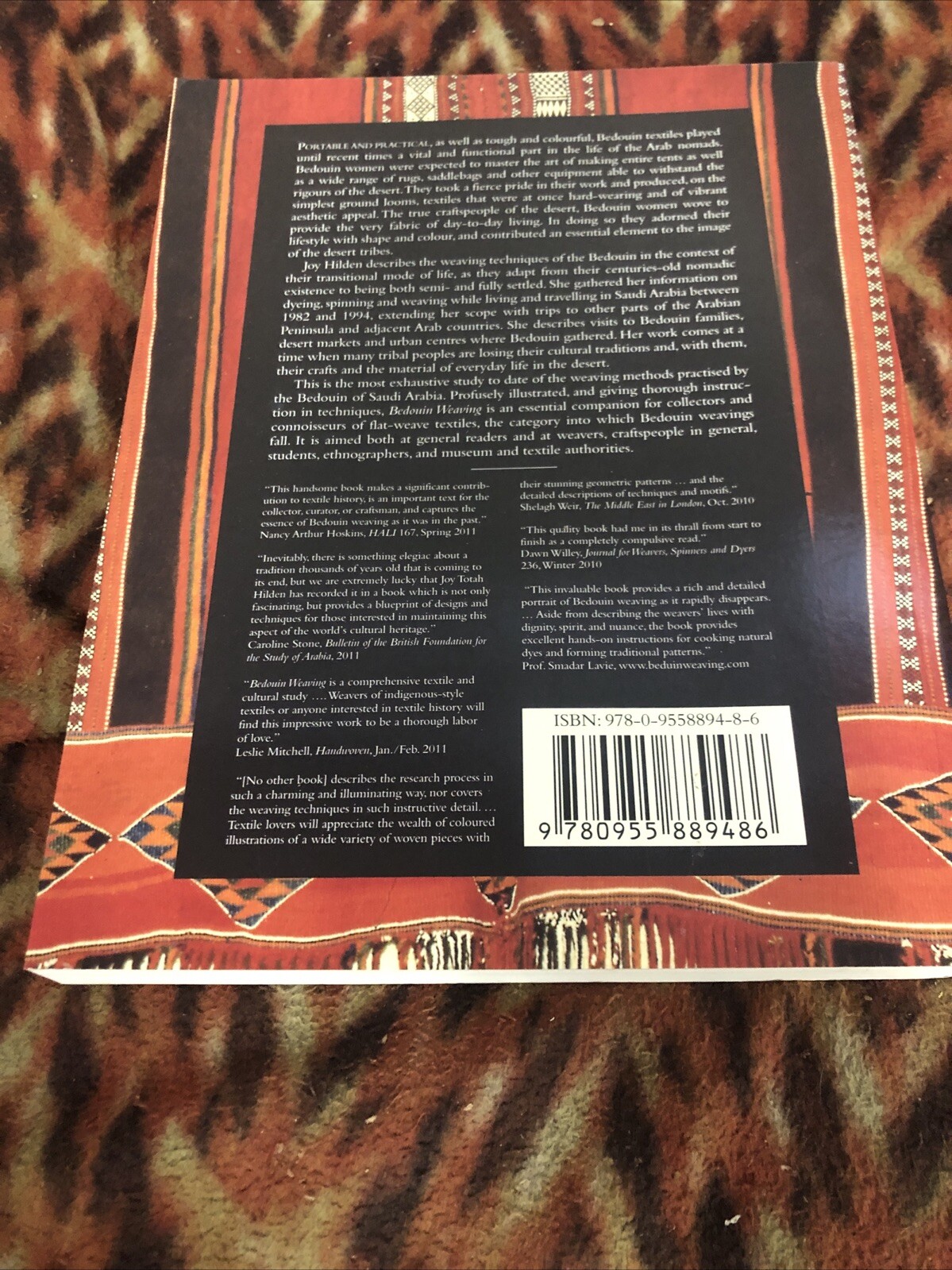 Bedouin Weaving of Saudi Arabia and Its Neighbours by Joy Totah Hilden (2010,…