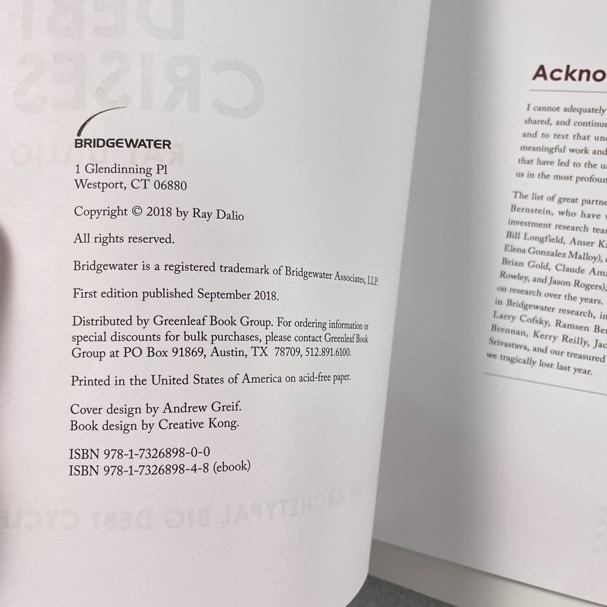 Principles For Navigating Big Debt Crises Ray Dalio – 3 Volume Slipcase Set TPB