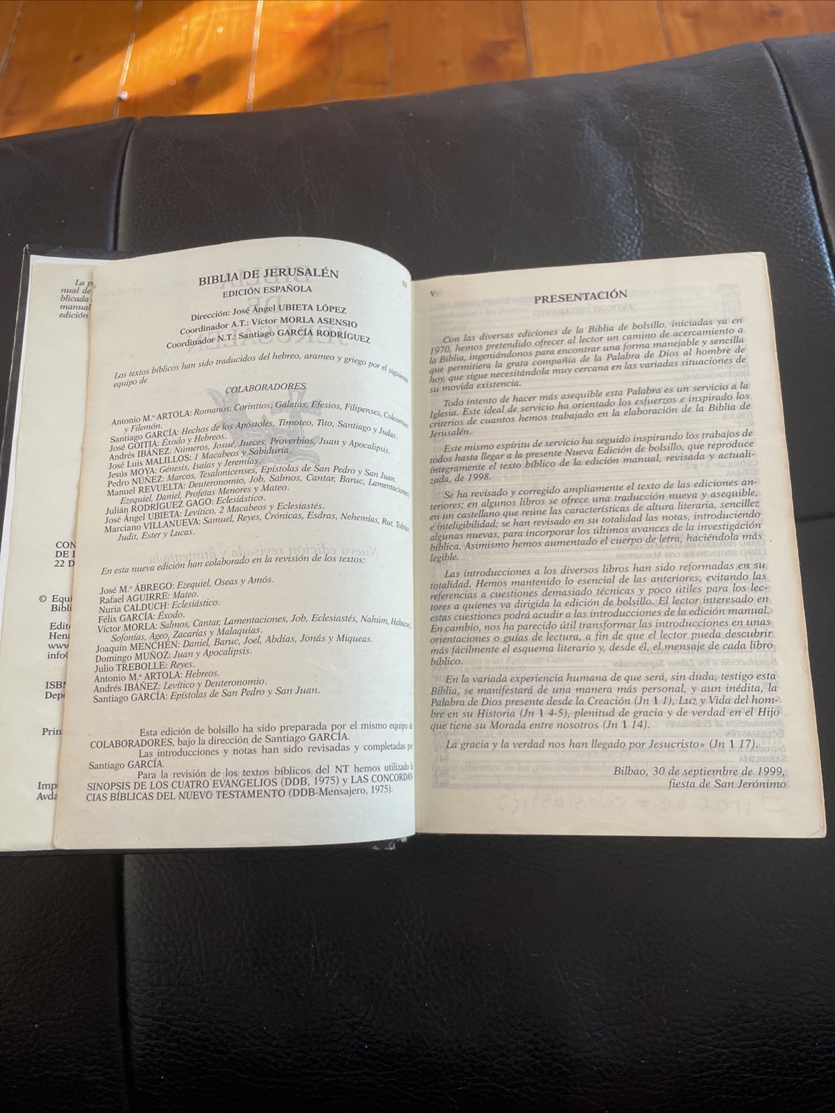 BIBLIA DE JERUSALEN-OS-NUEVA EDICION (SPANISH EDITION) 1999