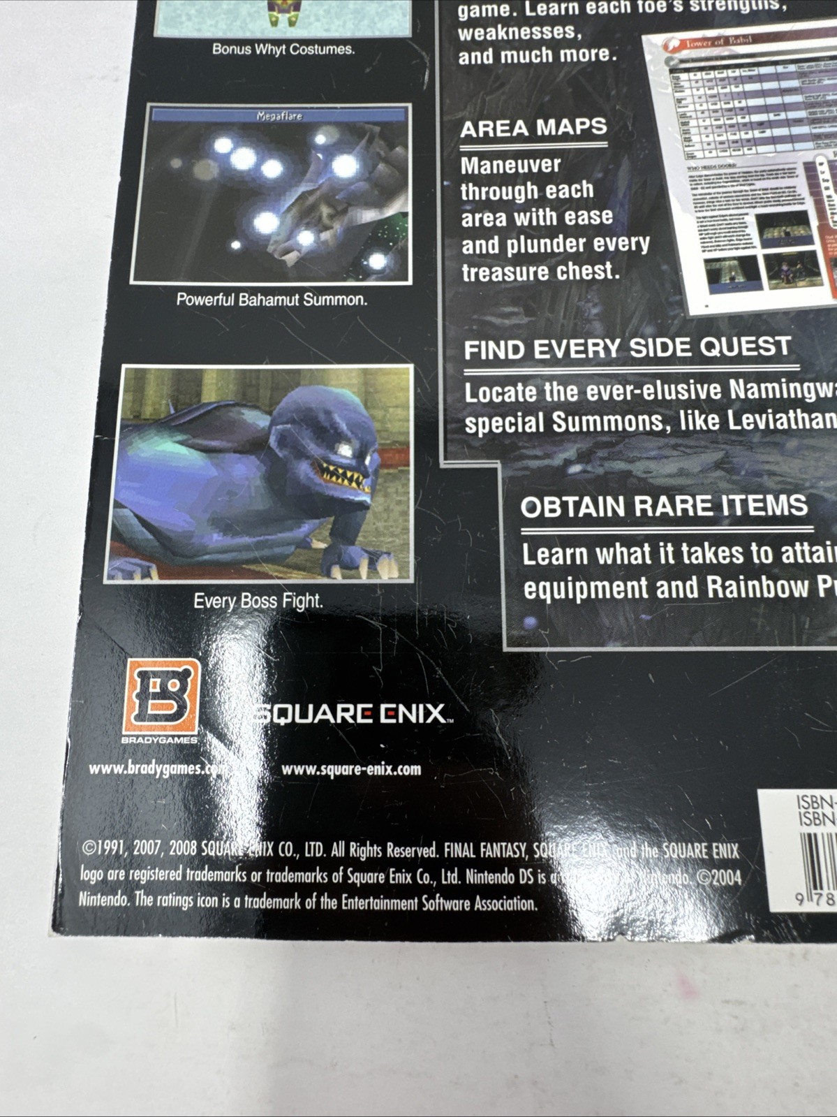 FINAL FANTASY IV Official Strategy Guide Bradygames Nintendo DS