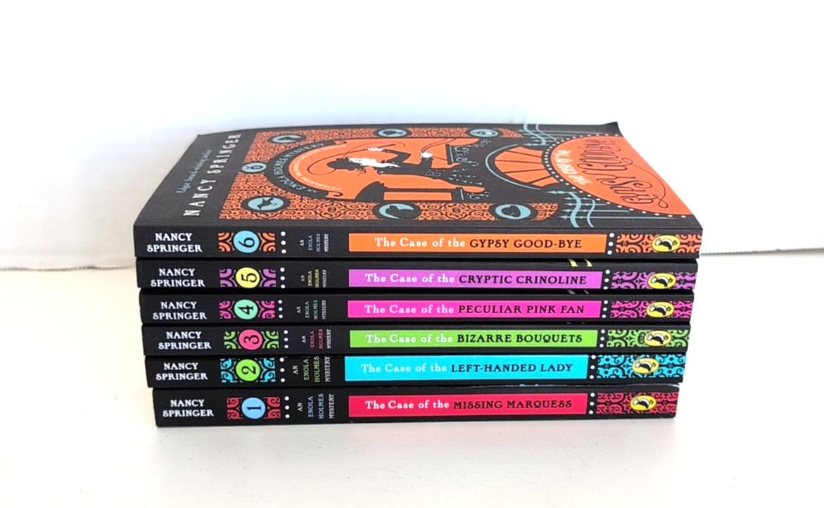 ENOLA HOLMES Volumes 1-6 by Nancy Springer: Missing Marquess, Bizarre Bouquets +