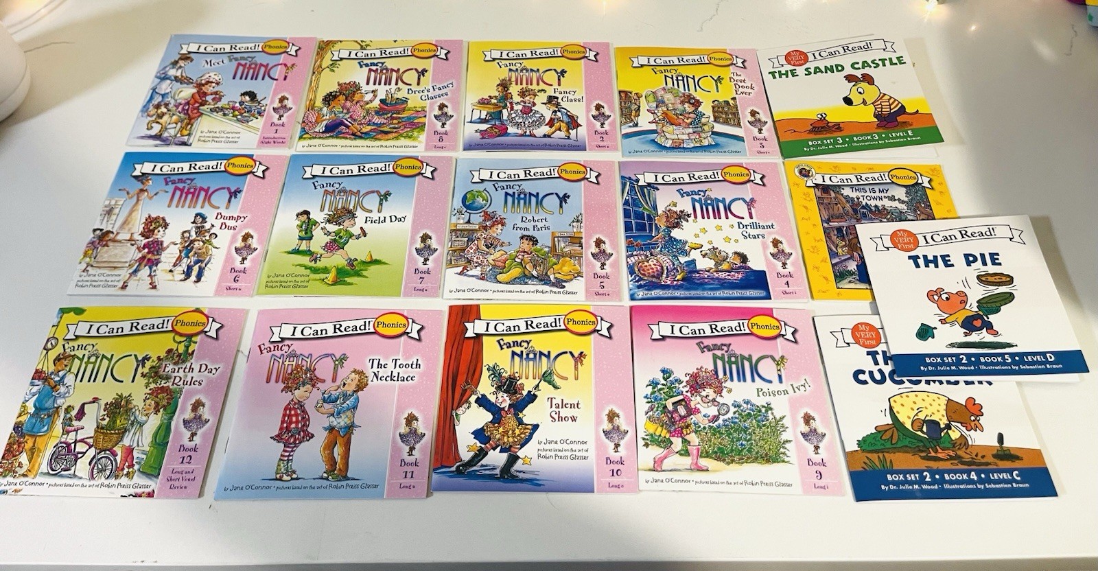 Fancy Nancy Childrens Book Phonics Fun I Can Read Early Readers Lot 16