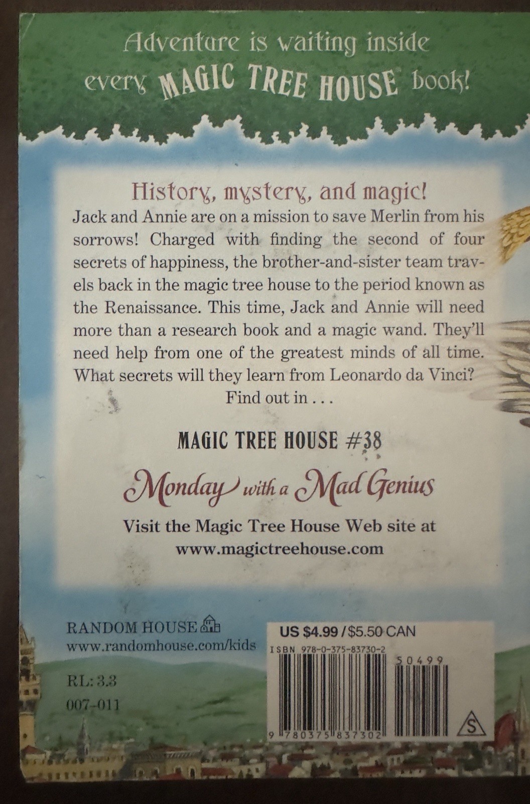 Monday with a Mad Genius by Mary Pope Osborne (2009, Digest Paperback)