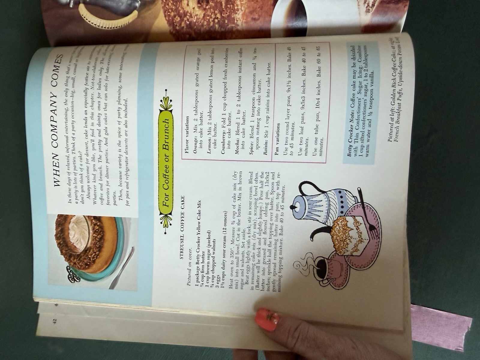VINTAGE BETTY CROCKER’S CAKE AND FROSTING MIX COOKBOOK 1966 FIRST EDITION