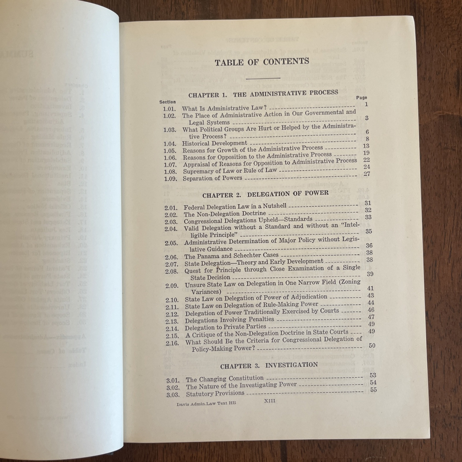 Administrative Law Text, Hornbook Series, Kenneth Culp Davis, HC 1959 Edition!