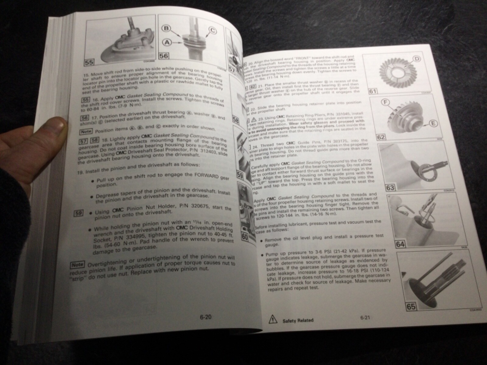 1997 Johnson & Evinrude “EU” 50, 60, 65 70 HP 3-Cylinder Outboard Service Manual