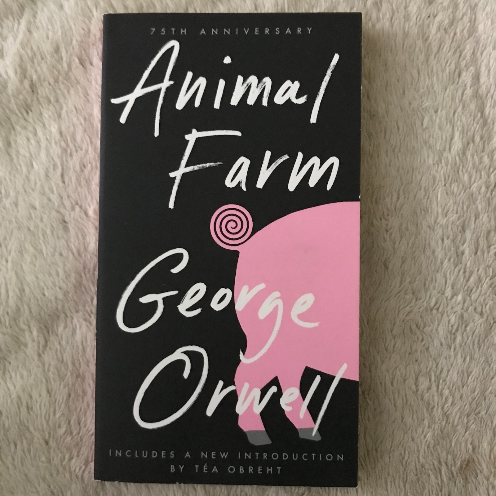 75TH Anniversary Paperback Book Animal Farm George Orwel Published by Berkley