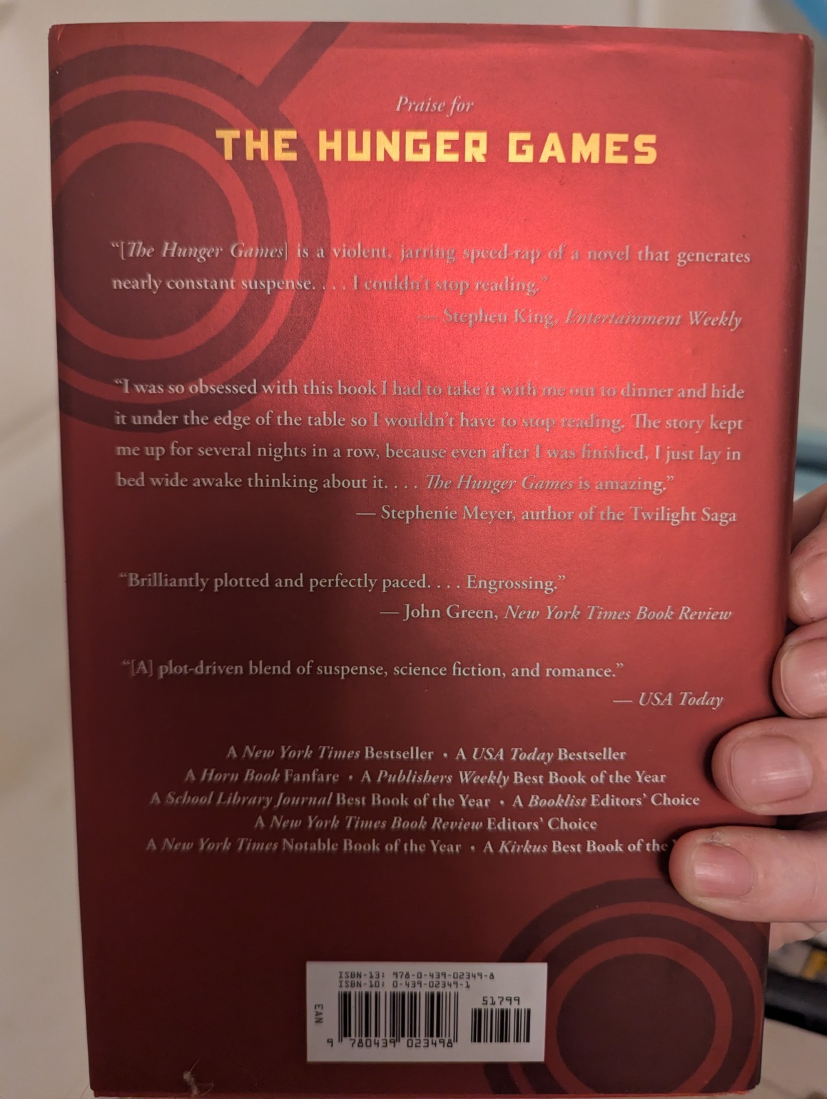 The Hunger Games Ser.: Catching Fire by Suzanne Collins Hardcover Sci-Fi Novel