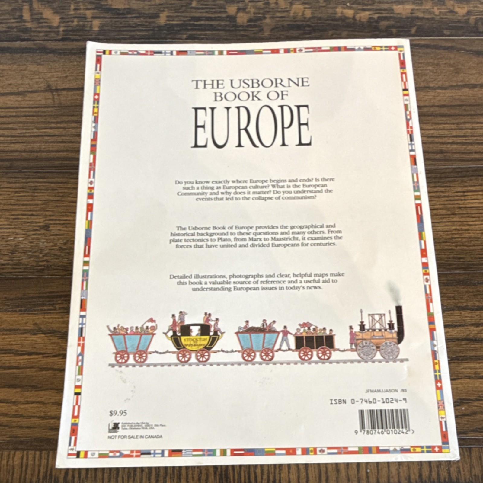 Usborne Book of Europe Rebecca Treays Paperback Ages 9-12 History Culture